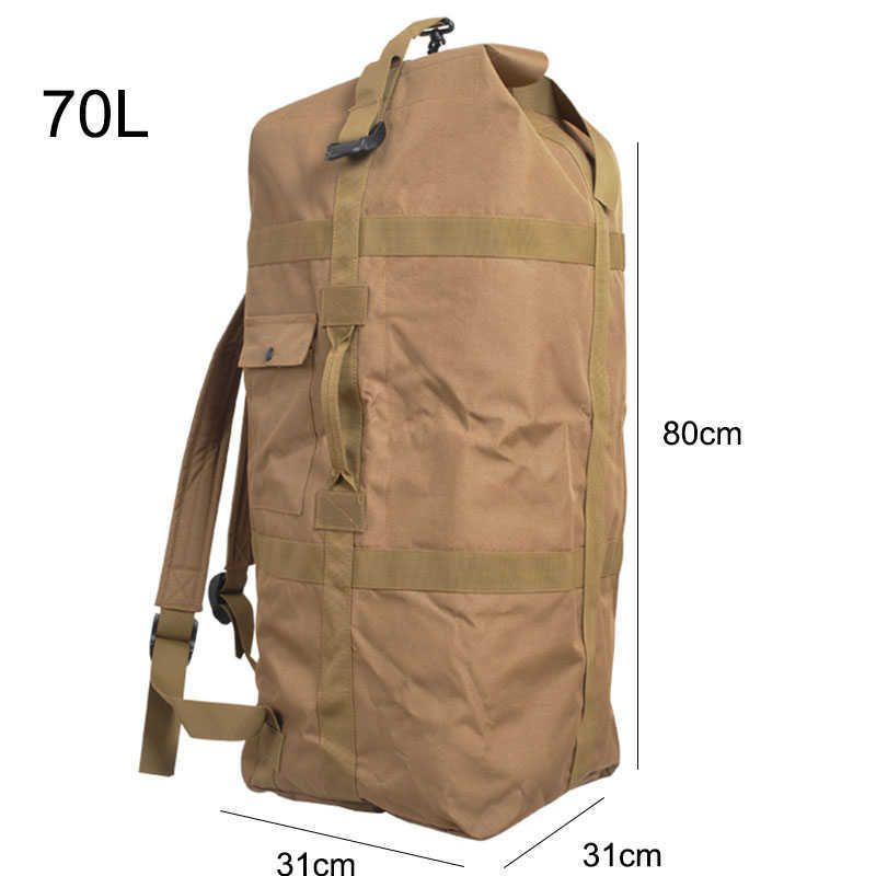 Khaki Backpack 70l