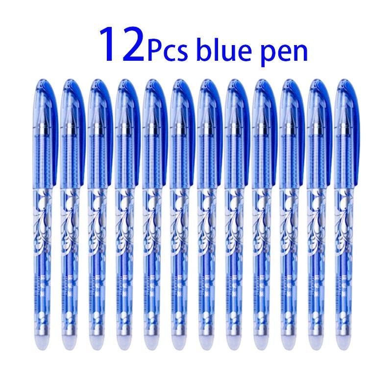 12Pcs Blue pen A