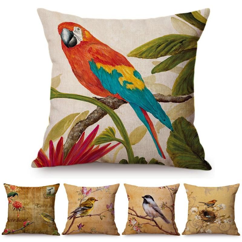 parrot cushion covers
