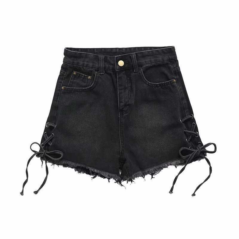 Compra Mujeres Encaje Arriba Lateral De Mezclilla Pantalones Cortos Frescos  Sexy Jeans Corta Moda Alta Cintura Chic Lady Y2k Pantalones Mujer Pantalón  210709 Barato | Entrega Rápida Y Calidad | Es.Dhgate