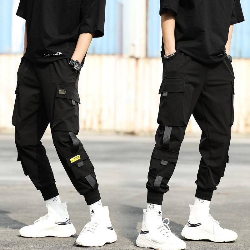 Compra Japonés Streetwear Joggers Pantalones De Carga Hombres Moda Casual  Harén Pantalones Masculinos Estilo Coreano Hip Hop Ropa Táctica Negra  Hombres Barato | Entrega Rápida Y Calidad | Es.Dhgate