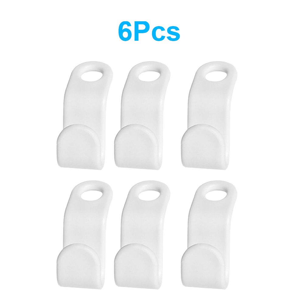 6 pcs blanc