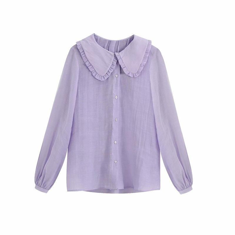 Compra Blusas De Las Mujeres Camisas The United States Ropa Al Por Mayor  2021 Estudiantes De Moda De Verano Bowknot Se Actúa El Papel De La Camisa  De Sexo Barato | Entrega
