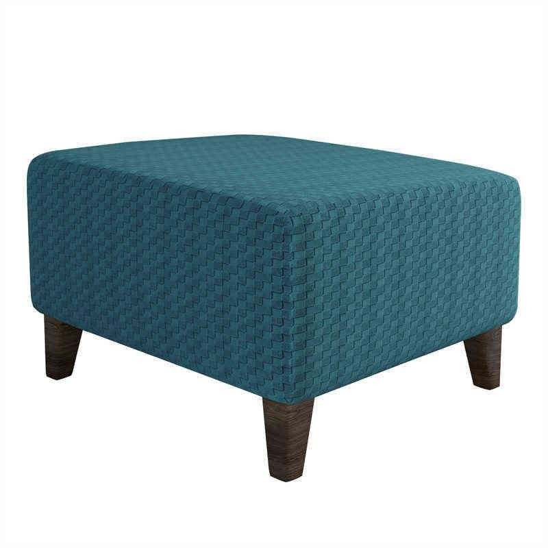 A1 Peacock Blue-Large Hocker Cover