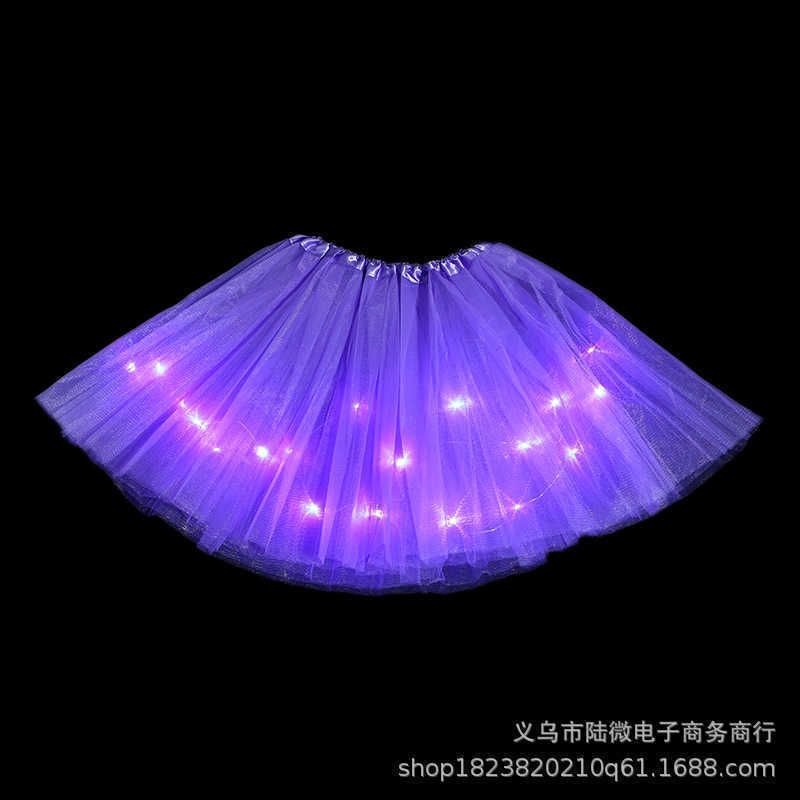 Purple Lamp Purple Skirt
