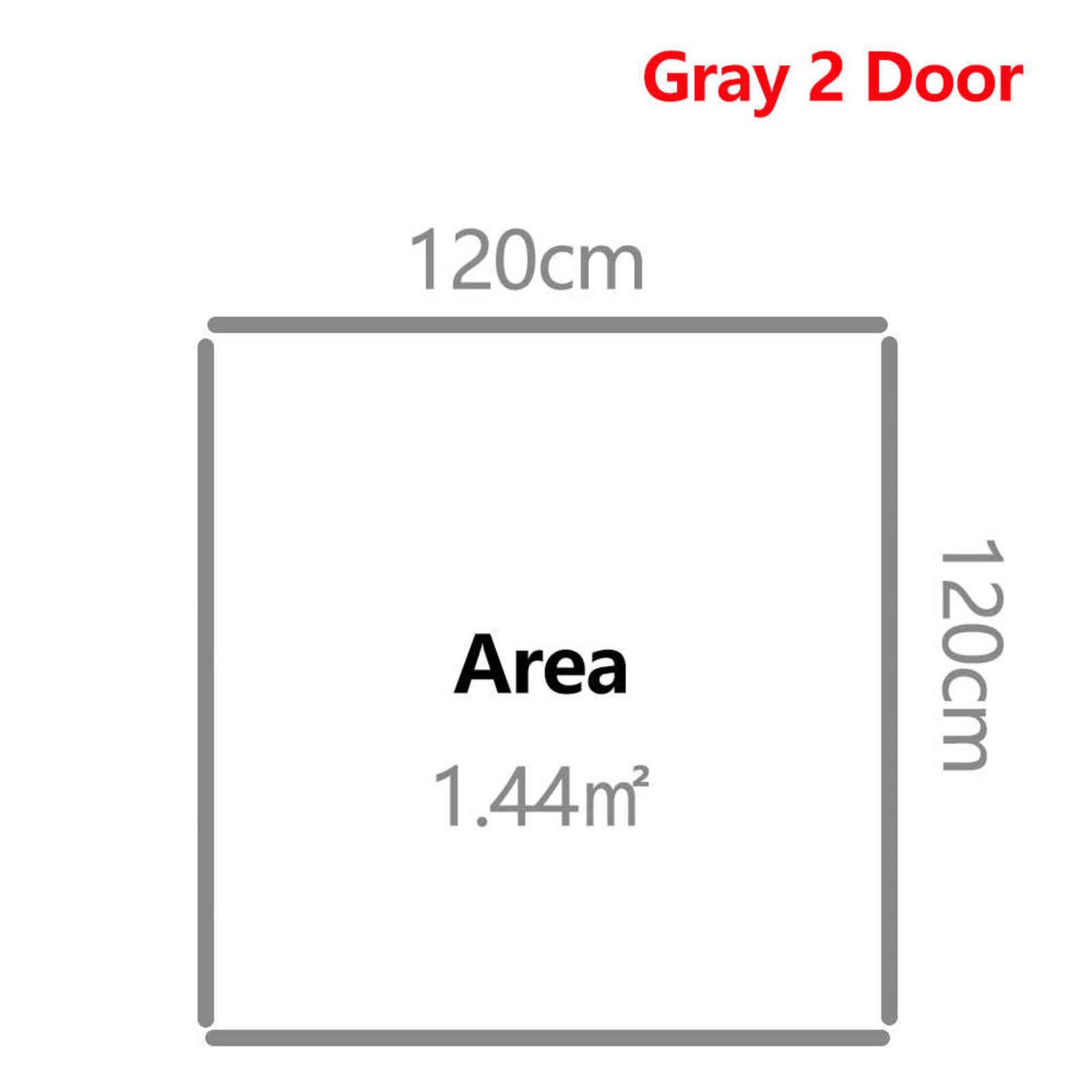 1,2 m 2 Gray Drzwi