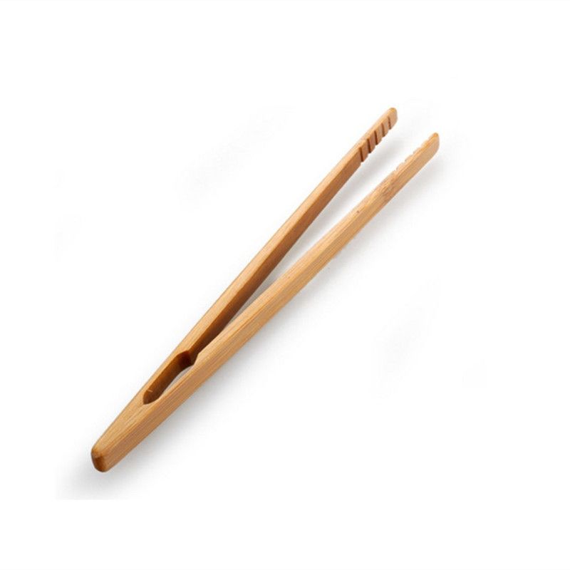 Pince à toast en bambou, pince à grille-pain en bois de 10,2