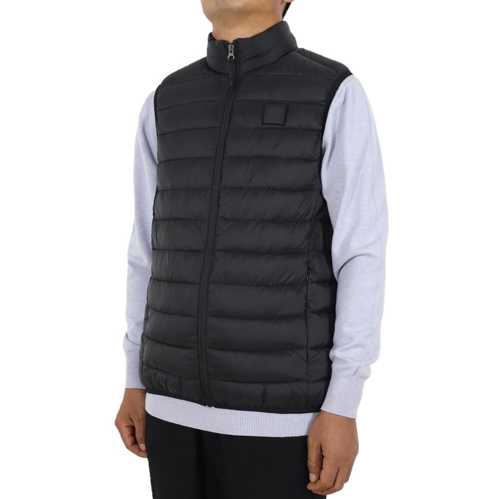 Stand Collar Vest#Black