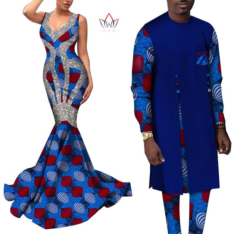 Acquista Abbigliamento Etnico Abiti Africani Abiti Le Donne Bazin Ricche  Uomo Top E Pantaloni Set Coppia Vestiti Wedyq664 A 44,17 € Dal Specialike |  It.DHgate.Com