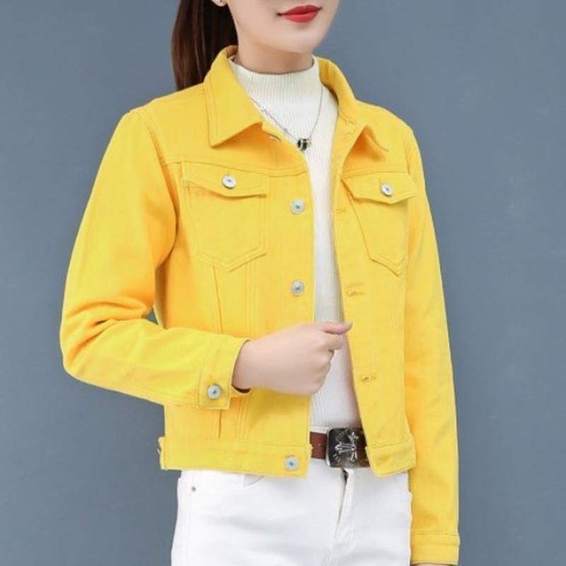 pink yellow blue jacket