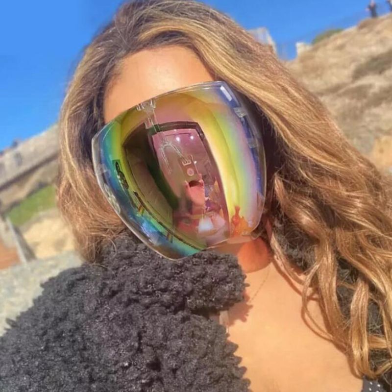 uv400 sunglasses face protector plastic titanium