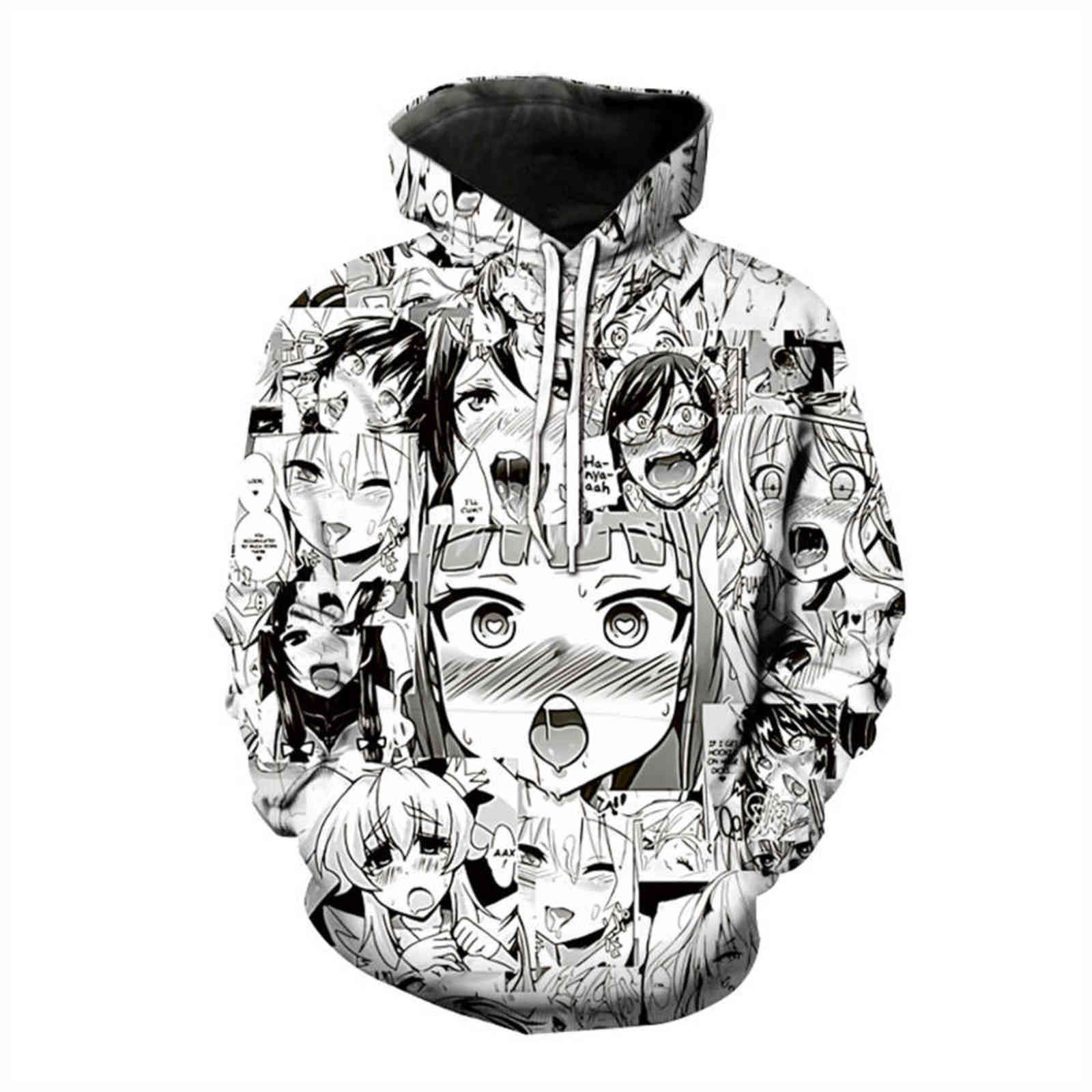 Anime ahegao hoodie