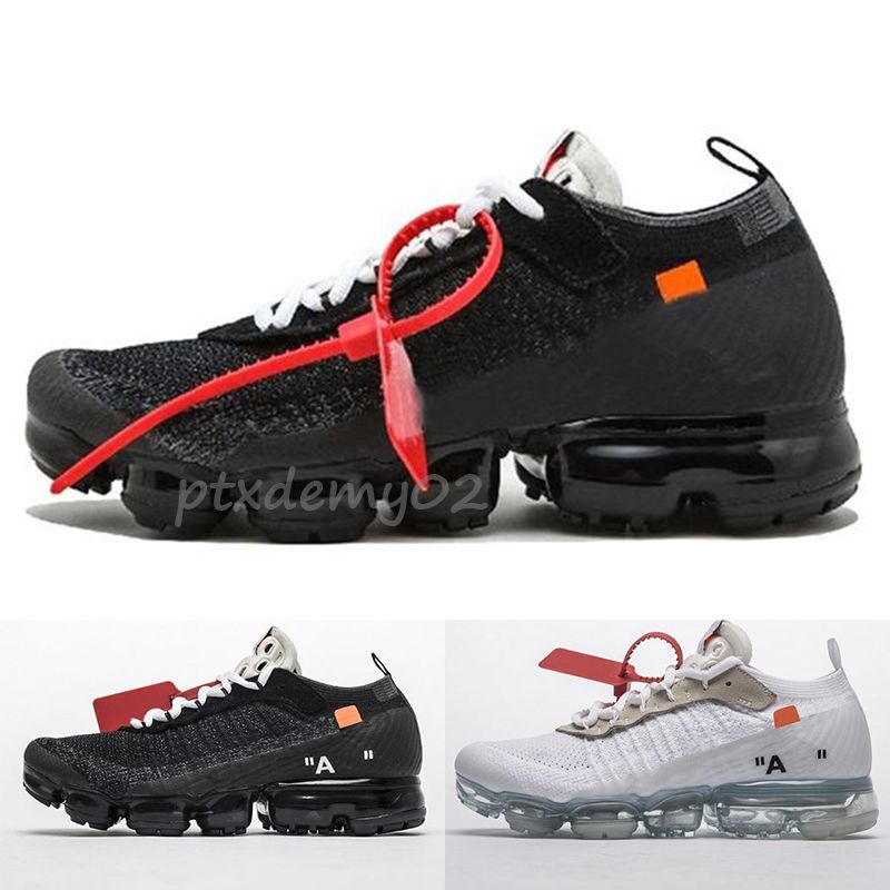 Grillo Memoria Sustancial OFF-WHITE x Nike Air VaporMax 2018 2.0 2021 Top Hombres Mujeres Zapatos  Casuales Fly 2.0
