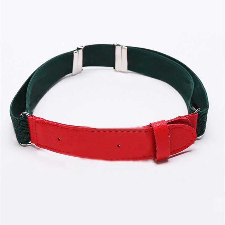 Madre e hijos Cinturones PU Punto niños Cinturones de hebilla clásica de Se pueden