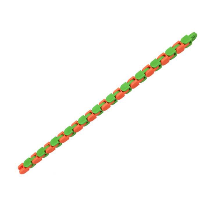 24 Łańcuch linków (pomarańczowy zielony)