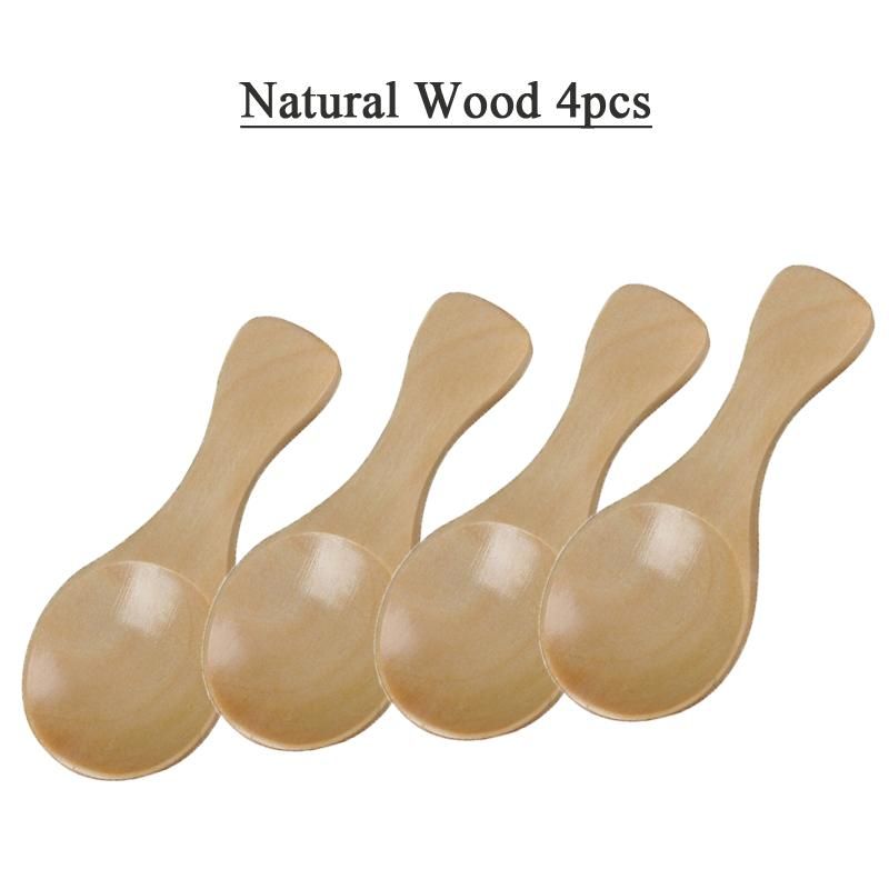 4pcs bois naturel