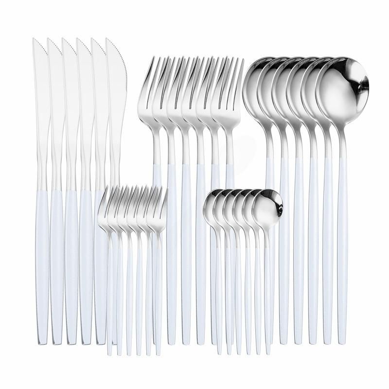 wit zilver 6sets