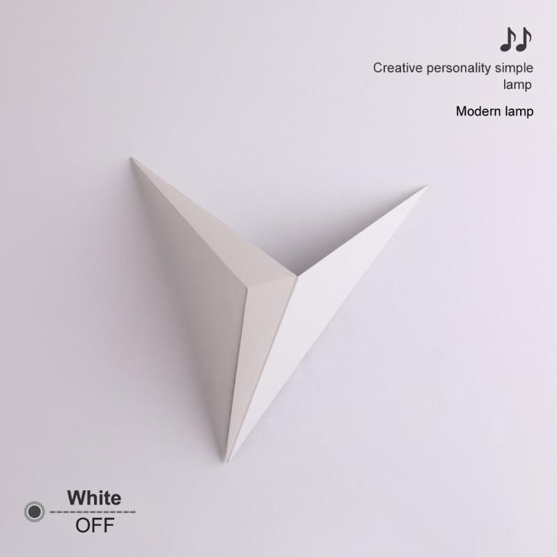 triangle white 3W warm light