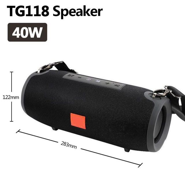 40W TG118 schwarz.