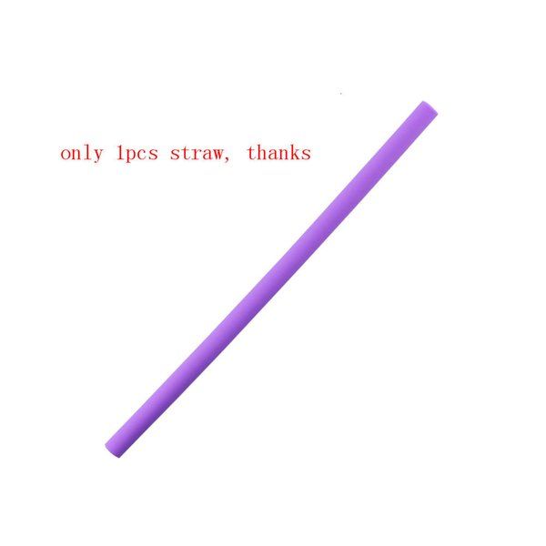 Purple Straight Straw