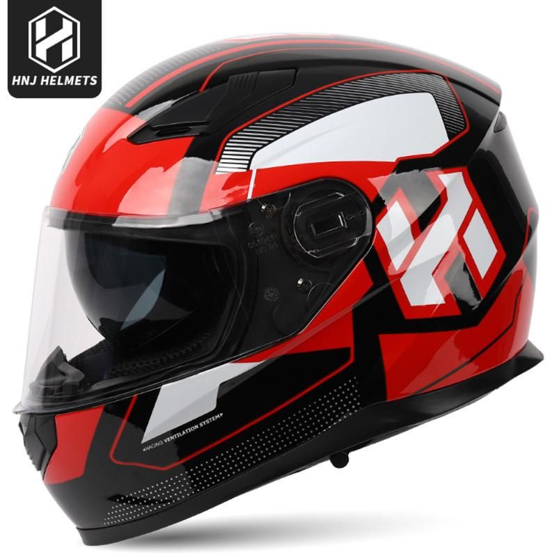 Red Black Helm