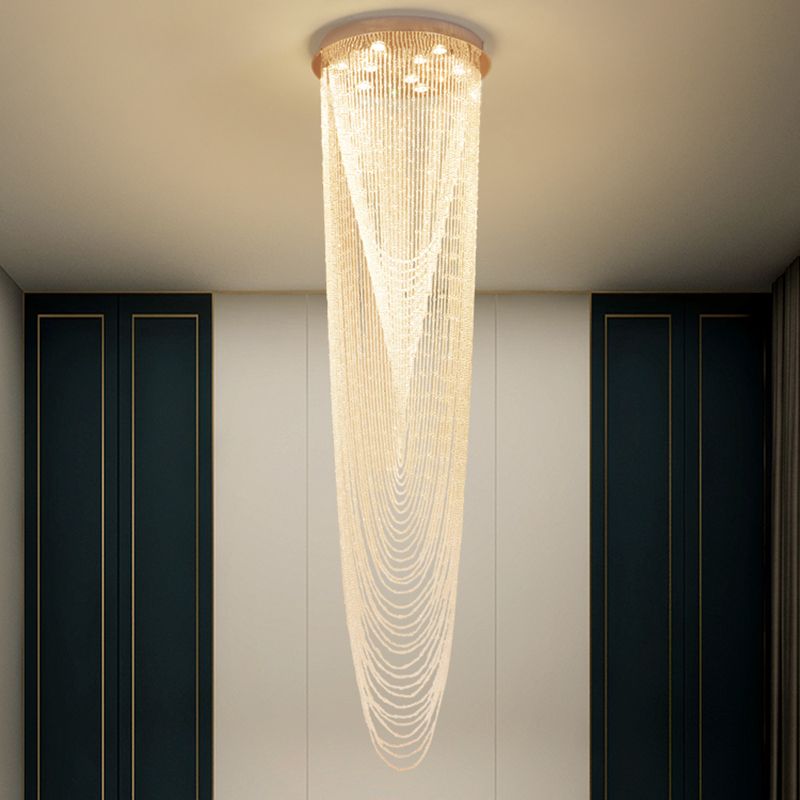 Bulk Long Crystals Chandelier Living Room Lamps Big Hall Crystal Chandeliers Lamp Decorate Lighting Stair Hanging Lights From Zhiguanglighting 260 42 Dhgate Com Bulk Long Crystals Chandelier, Bulk Plastic Chandelier Crystals
