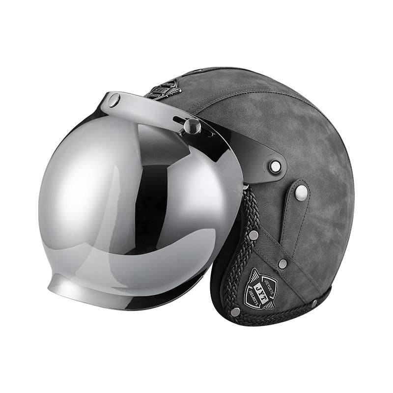 Motorcycle Helmets Jet Retro Chopper 