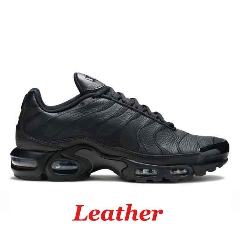 40-46 Triple Black Leather