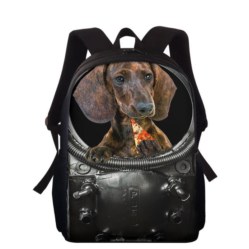 Sistema de bolsas de la escuela de la impresión de perros Sistema de bolsas de la escuela de la impresión de perros