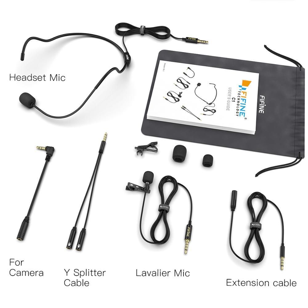 Headset lav microfoon