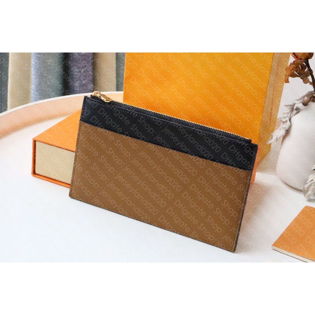 Louis Vuitton Reverse Monogram Slim Pochette Credit Card Holder Pouch  Zipper New