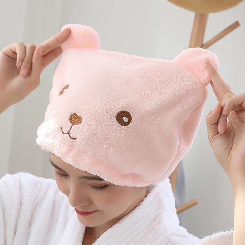 Cartoon Shower Cap Hair Dryer Cotton Bonnet Wrap Turban for Drying Hair for Sleeping Towel Towels Bath and Sauna Spa (2 PCS) Cartoon Shower Cap Hair Dryer Cotton Bonnet Wrap Turban for Drying Hair for Sleeping Towel Towels Bath and Sauna Spa (2 PCS)