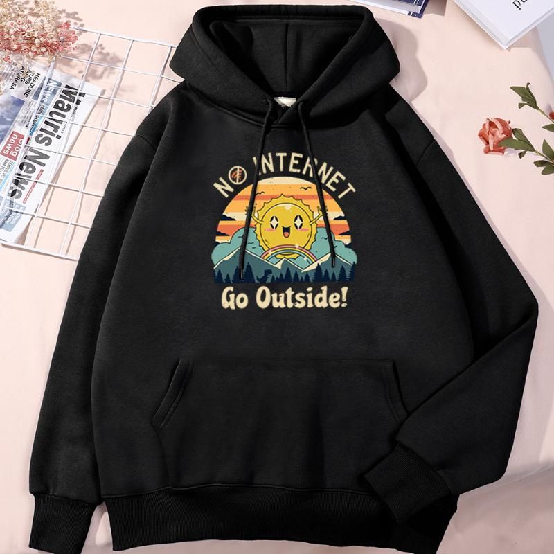 Compra Sudaderas Con Capucha Para Hombre Sudadera Con Capucha Hombre  Pequeño Sol Listo Para Salir Del Trabajo Hombre De Dibujos Animados  Imprimir Sudadera Hombres Mujeres De Gran Tamaño Soft O Cuello Con