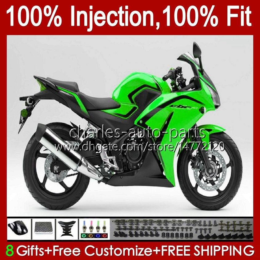 Injection Mold Fairings For Honda Cbr 250r 250 Cbr250 R Green Black New Cc Cbr250r Mc41 11 12 13 14 15 Kit 58no 54 Cbr 250r 250cc Cbr 250 11 12 13 14 15 Oem Bodywork From Charles Auto Parts 344 49 Dhgate Com