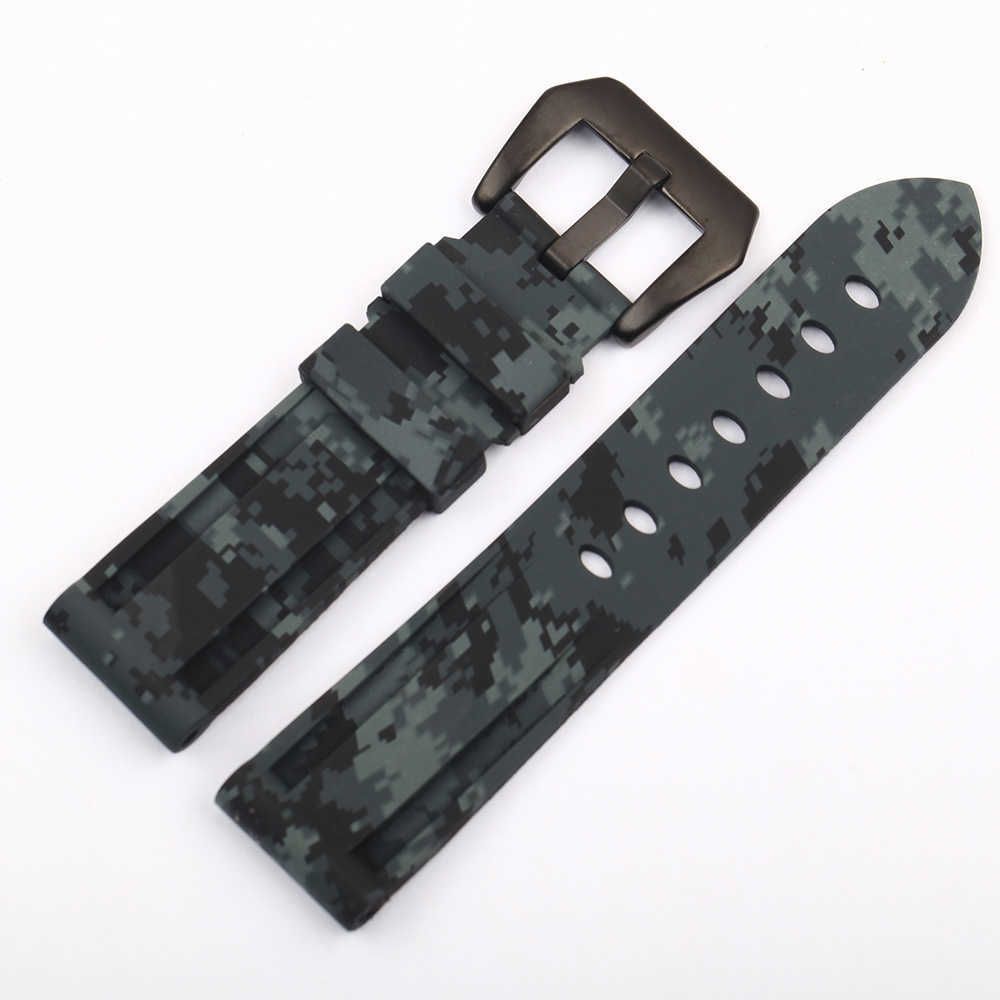 Schwarz Schwarz Buckle-24mm