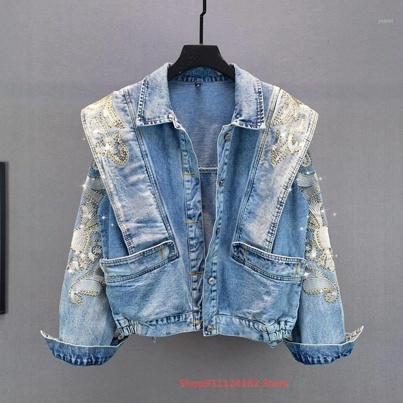 rhinestone denim jacket