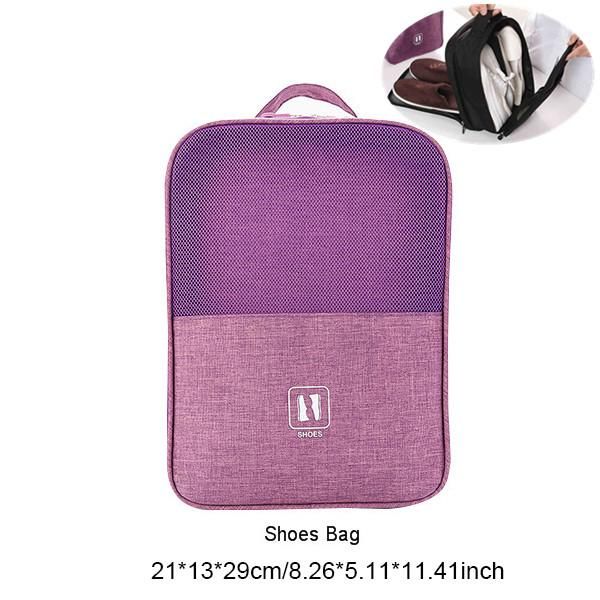 C Purple Shoe Bag