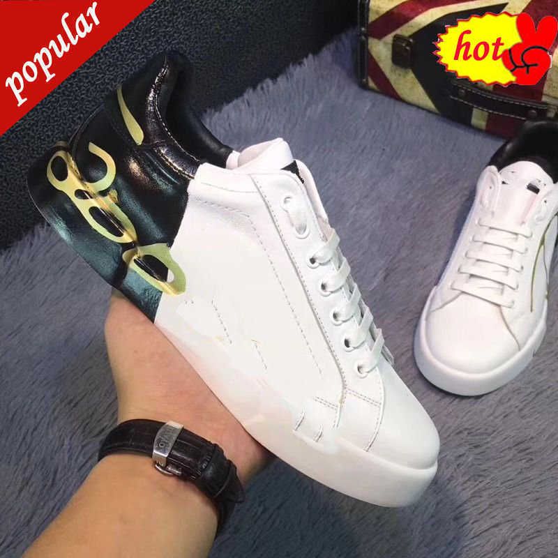 Compra DG Top New Mans Llegada Zapatos Casuales Blanco Negro Negro Red Moda  Hombres Mujeres Cuero Zapatos Transpirables Abiertos SPORT SN GZ Barato |  Entrega Rápida Y Calidad | Es.Dhgate