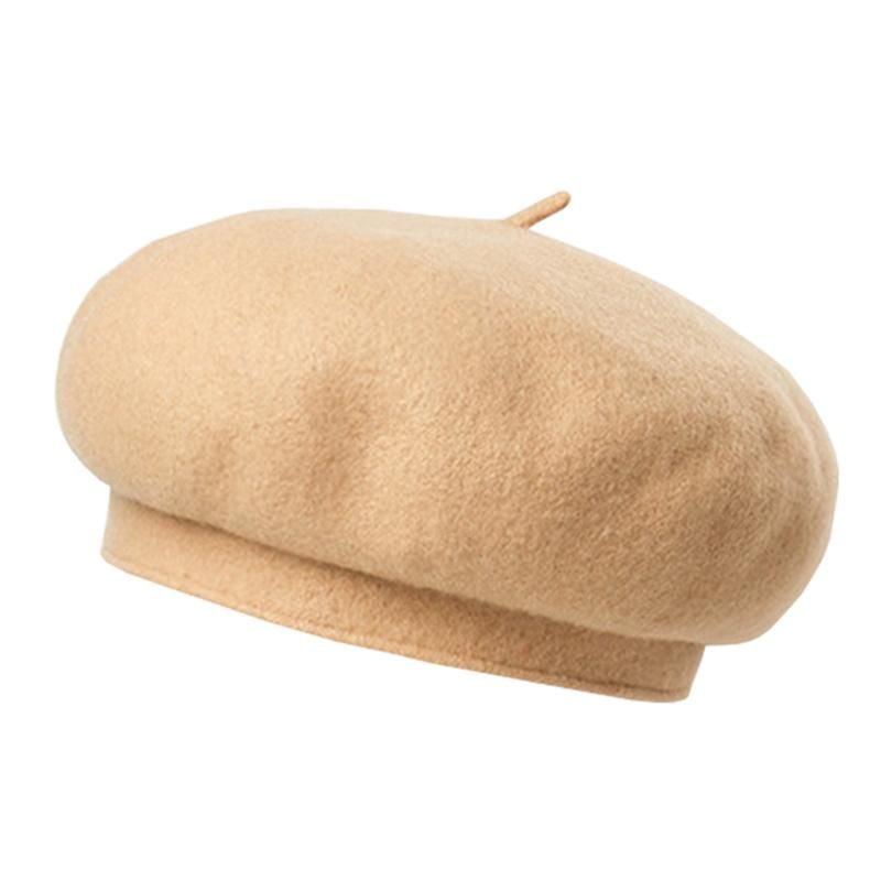 Maiden Baret Beanie Flat Barrette Hat 