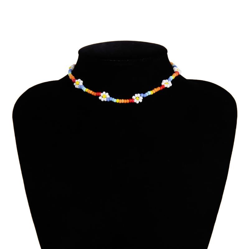 Collier coloré Chine 35cm