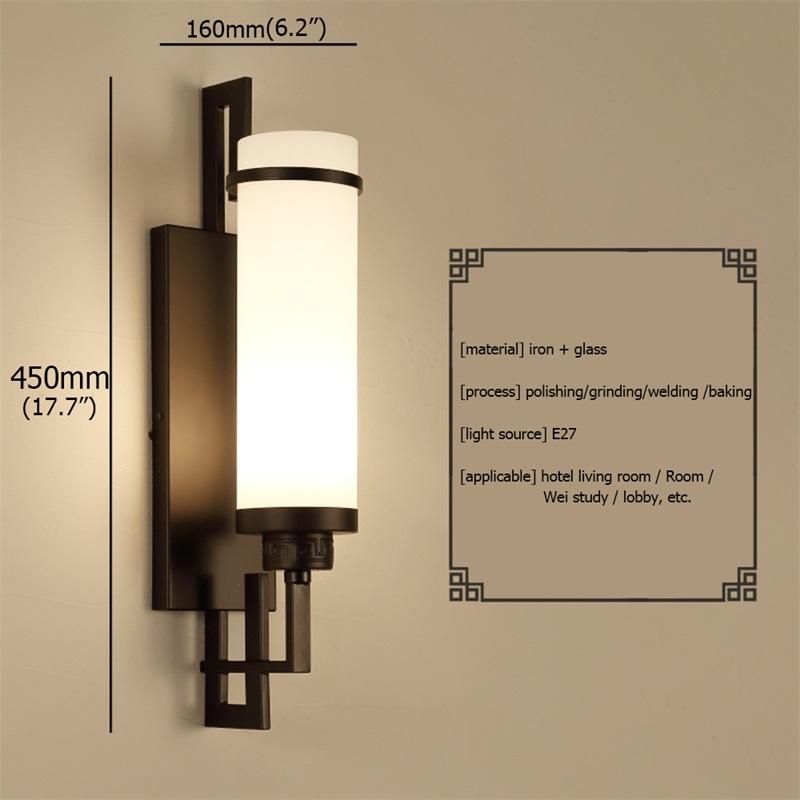 Luce calda della Cina nera 220V