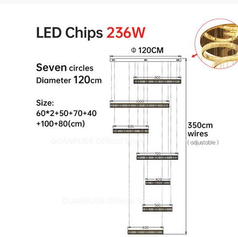 7rings Dia120cm