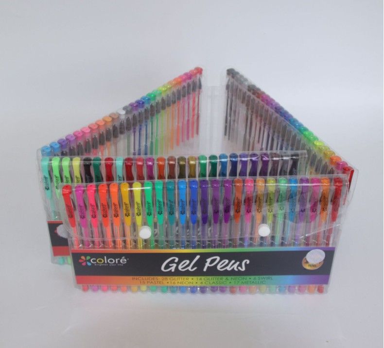 Wholesale Creative Flash Gel Pens For Colorings Set, Glitter Gel Pen For Adult  Coloring Books Journals Drawing Doodling Art Markers From Pagoda, $20.6