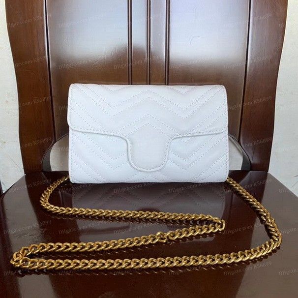 Chain bag White G2 21CM