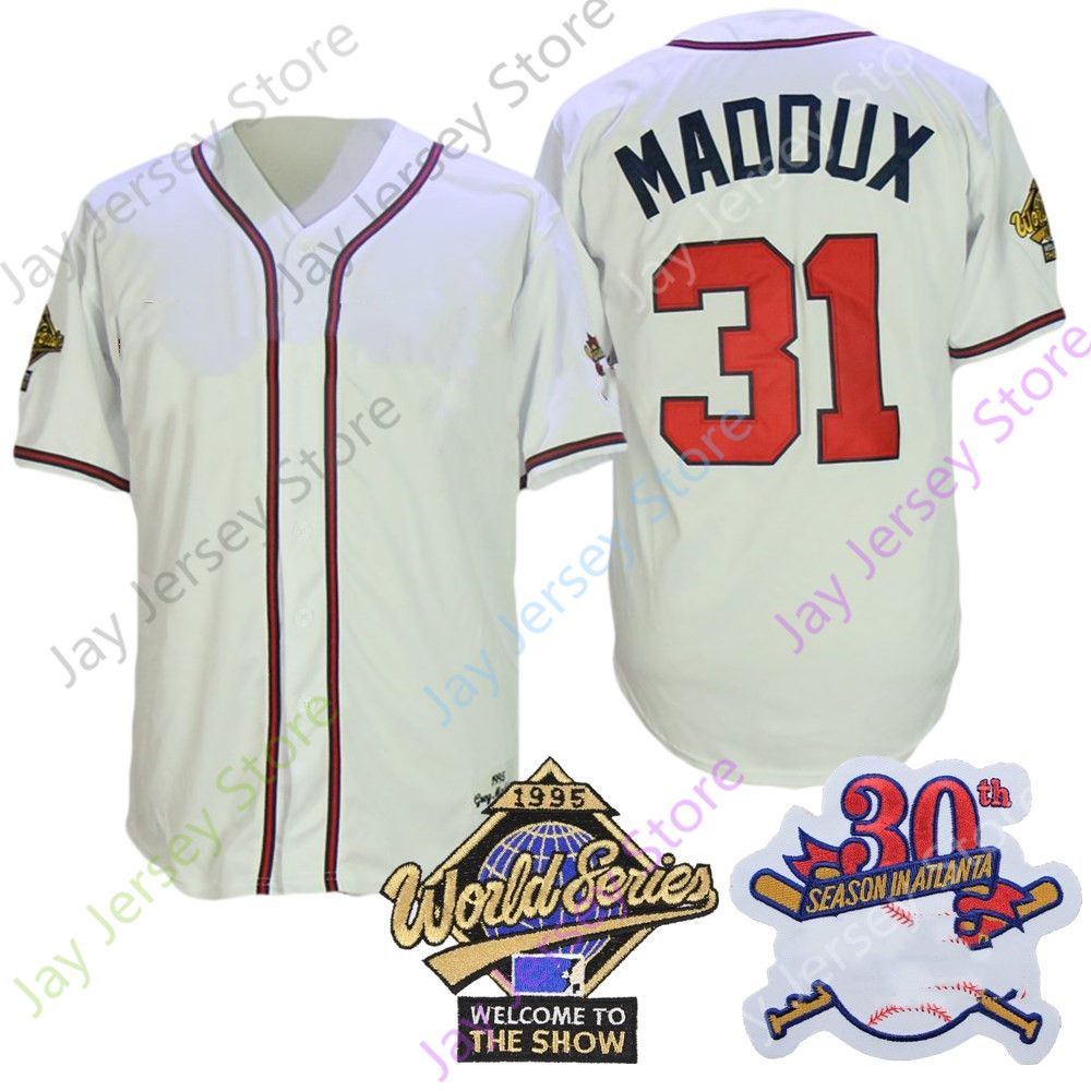 Greg 31 Maddux White