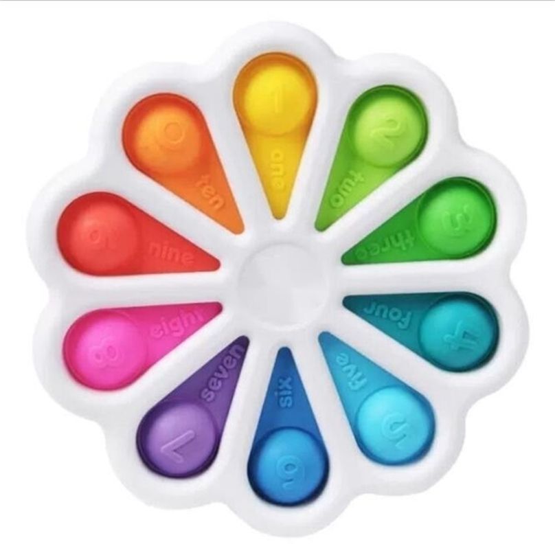 flower pop it fidget