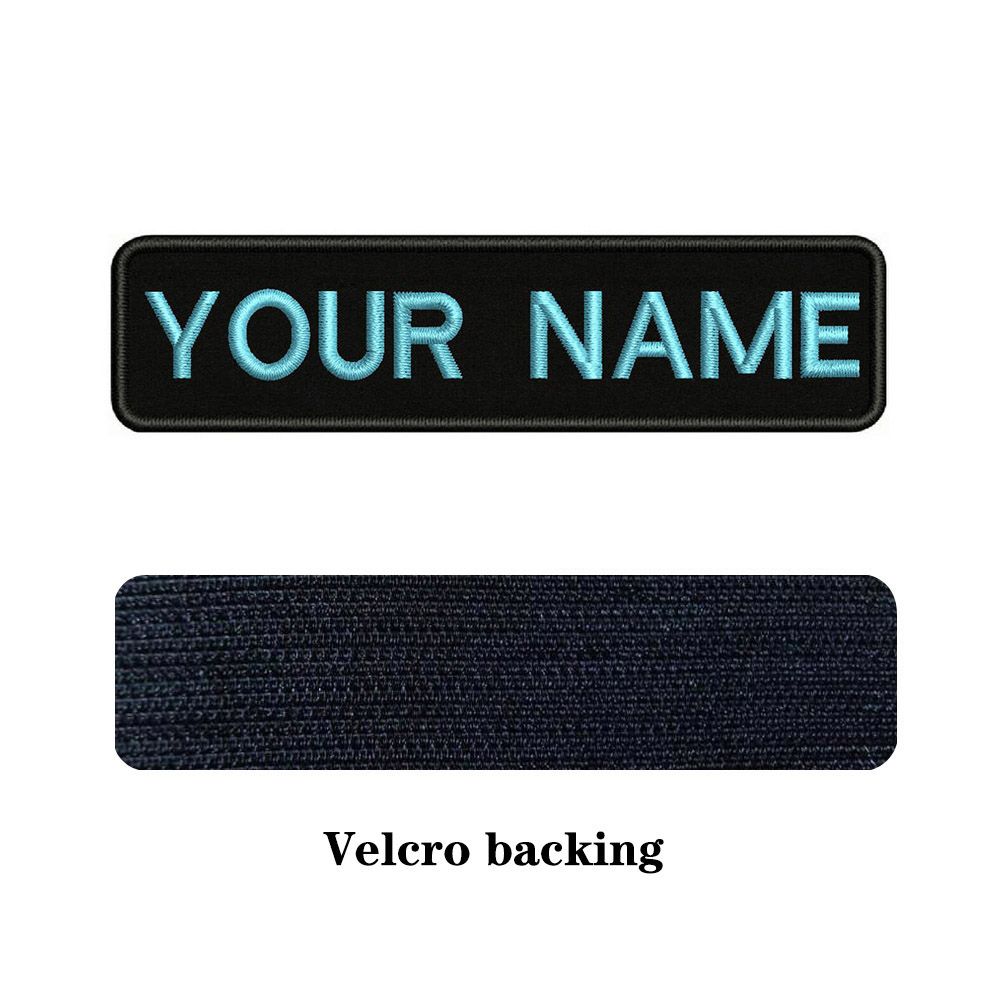 Nombre Personalizado Nombre De Texto Patch Stripes Badge Iron On Velcro Backing Parches Para La Mochila Hat De 4,01 € | DHgate