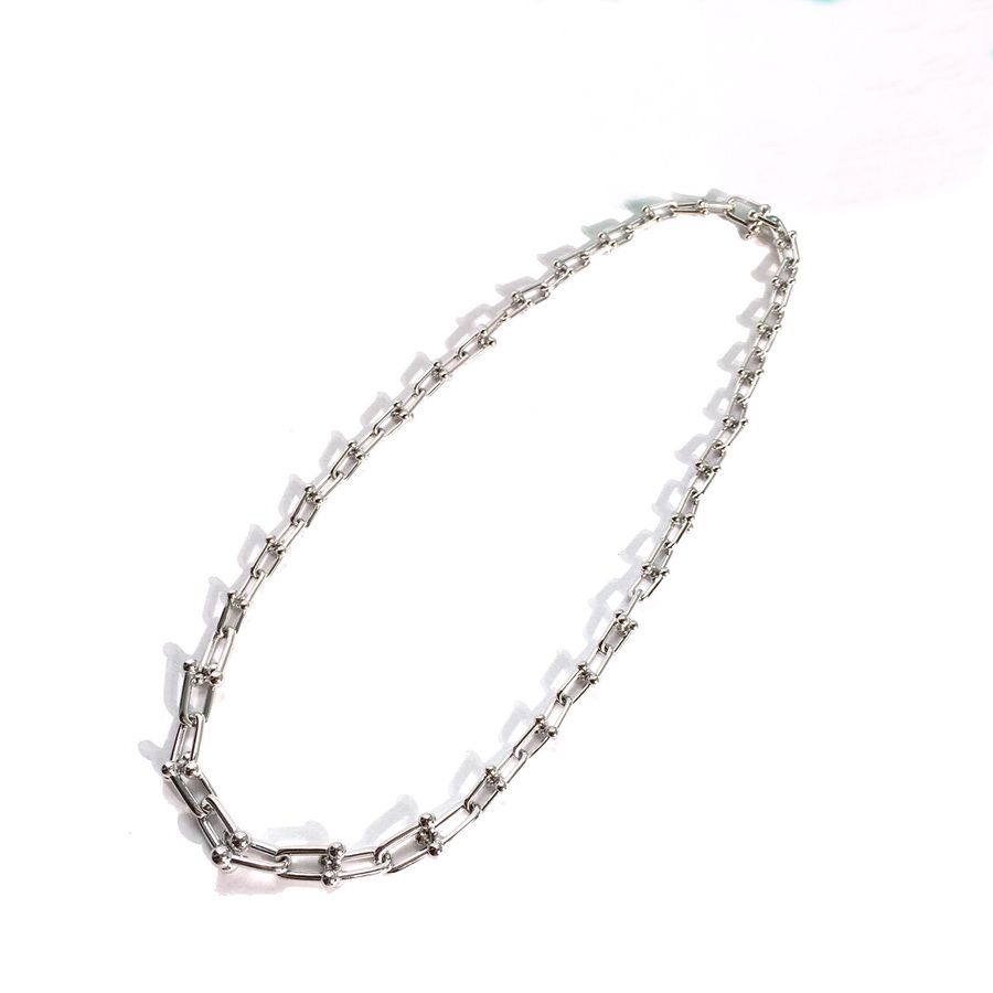 White gold/Necklace 55cm