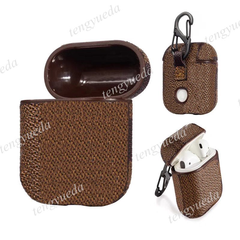 para Airpods 1/2 (Plaid Brown)