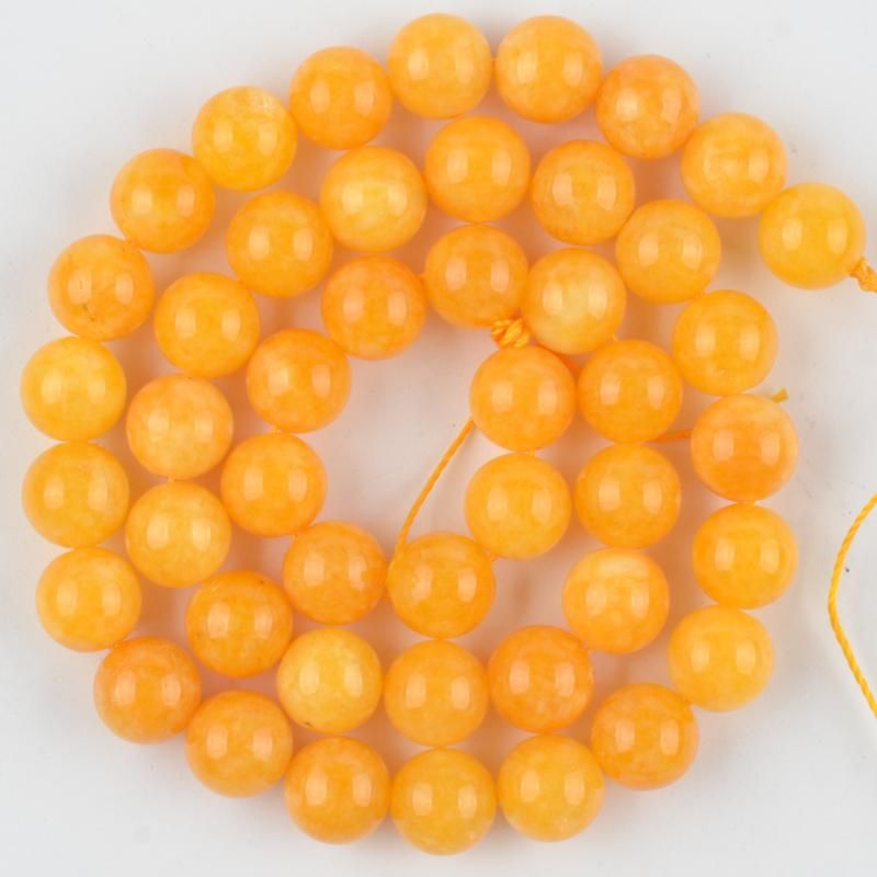 Giallo Amber Jades 6mm